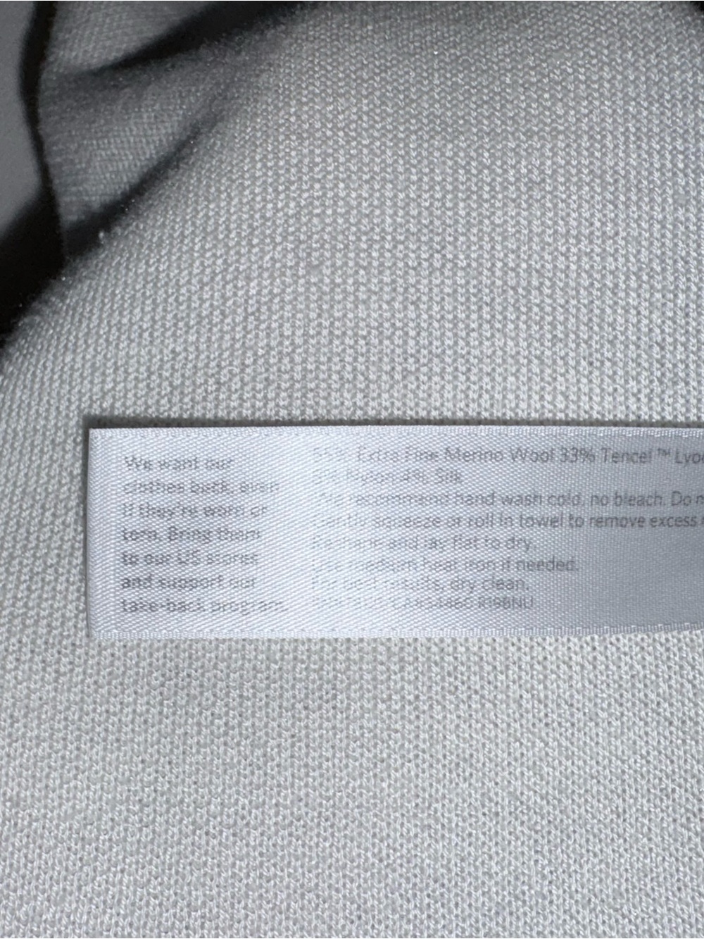 Eileen Fisher Oatmeal Merino Wool Silk Long Cardigan XL - Picture 4 of 10